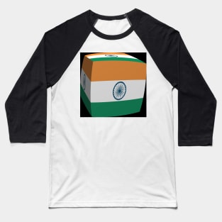 Indian Flag cubed. Baseball T-Shirt